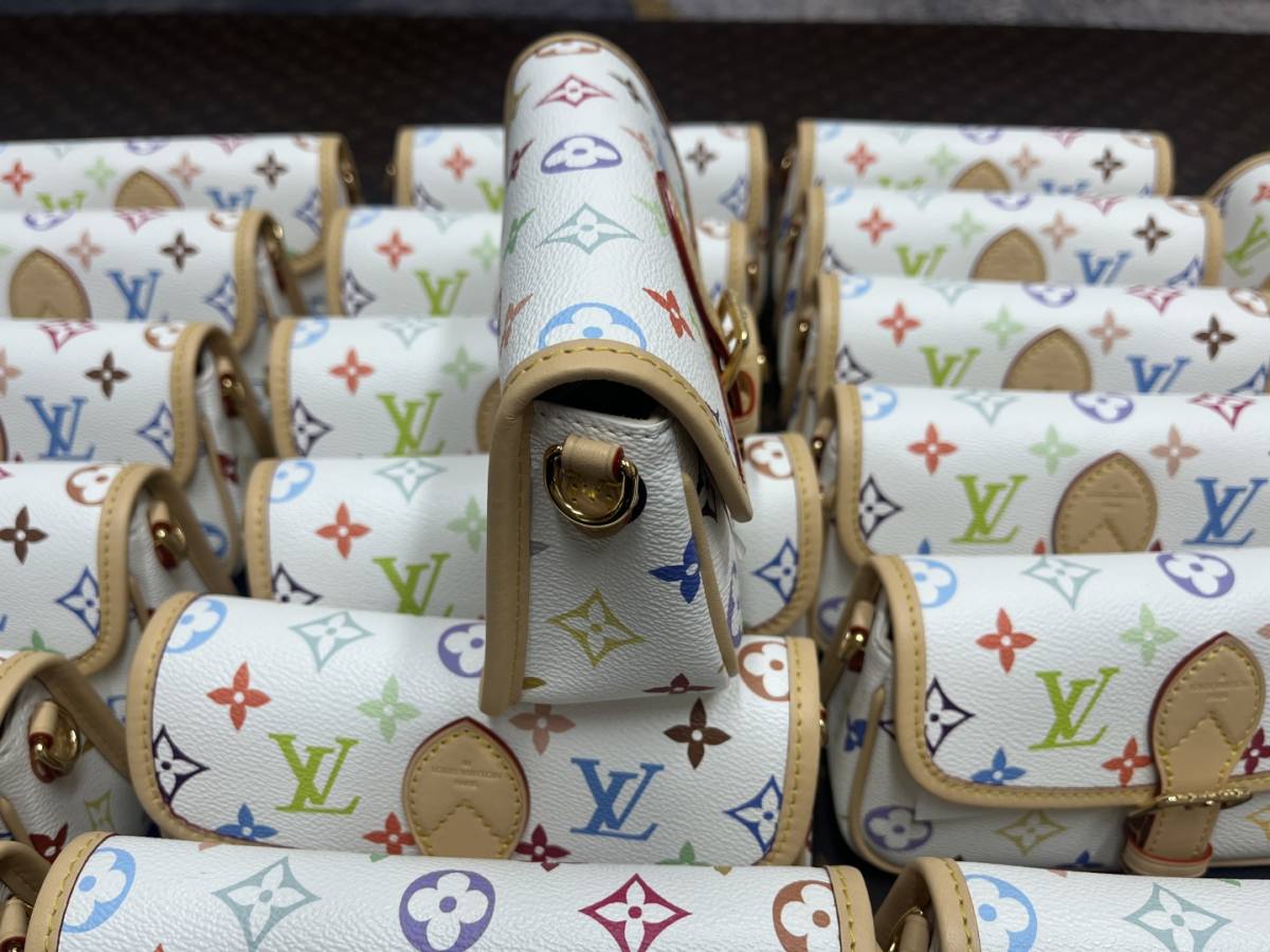 白三彩 Diana-Best Quality Fake Louis Vuitton Bag Online Store, Replica designer bag ru