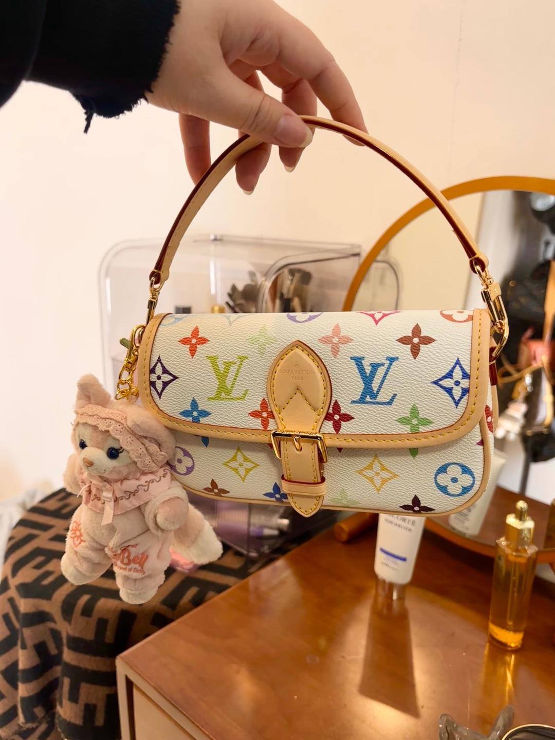 白三彩 Diana-Best Quality Fake Louis Vuitton Bag Online Store, Replica designer bag ru