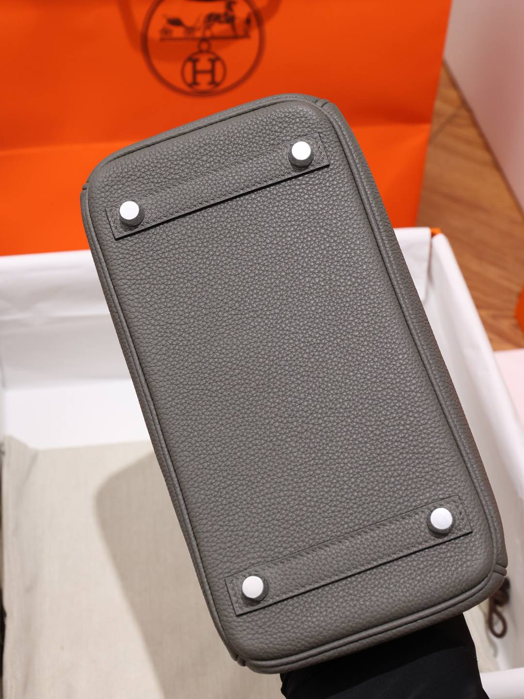 Shebag handmade Hermes Birkin 25 grey bag togo review(Oct 2025 updated)-Best Quality Fake Louis Vuitton Bag Online Store, Replica designer bag ru