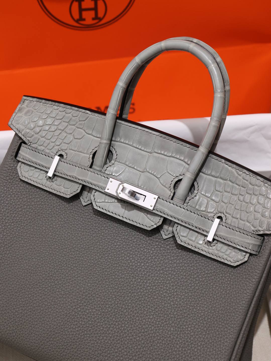 Shebag handmade Hermes Birkin 25 grey bag togo review(Oct 2025 updated)-Best Quality Fake Louis Vuitton Bag Online Store, Replica designer bag ru