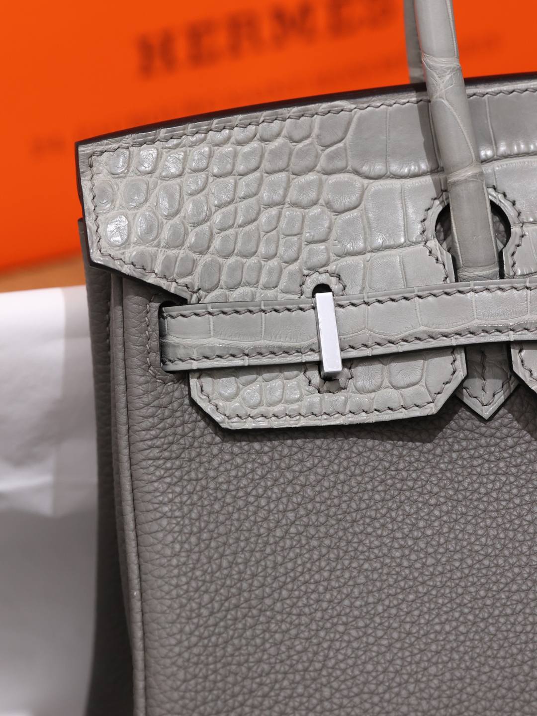 Shebag handmade Hermes Birkin 25 grey bag togo review(Oct 2025 updated)-Best Quality Fake Louis Vuitton Bag Online Store, Replica designer bag ru