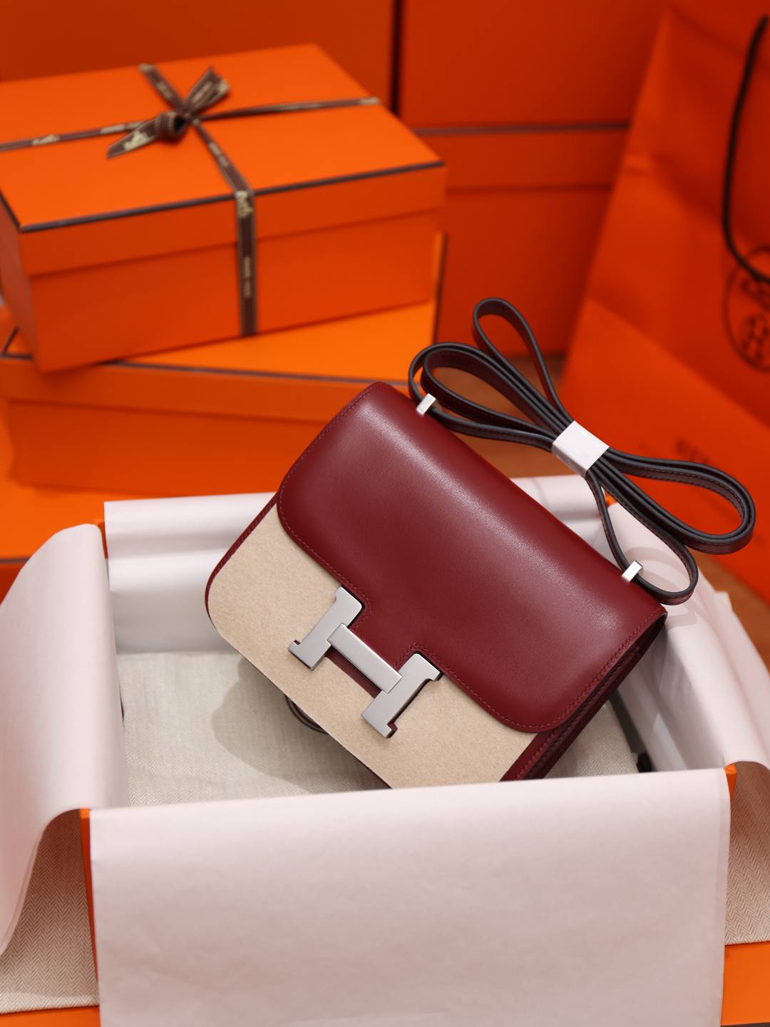 Shebag fully handmade Hermes Constance 19 red(Nov 2025 updated)-Best Quality Fake Louis Vuitton Bag Online Store, Replica designer bag ru