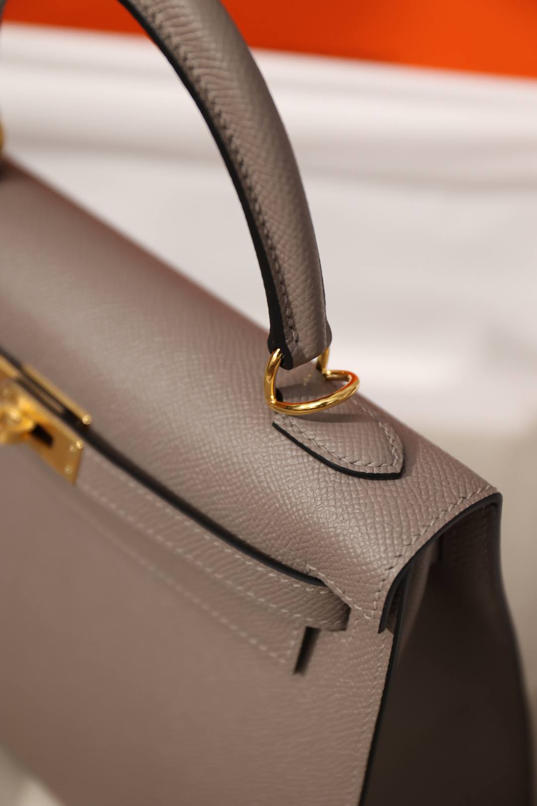 Shebag fully handmade Hermes Kelly 25 bag in grey Epsom(Nov 2025 updated)-Best Quality Fake Louis Vuitton Bag Online Store, Replica designer bag ru Shebag fully handmade Hermes Kelly 25 bag in grey Epsom(Nov 2025 updated)-Best Quality Fake Louis Vuitton Bag Online Store, Replica designer bag ru