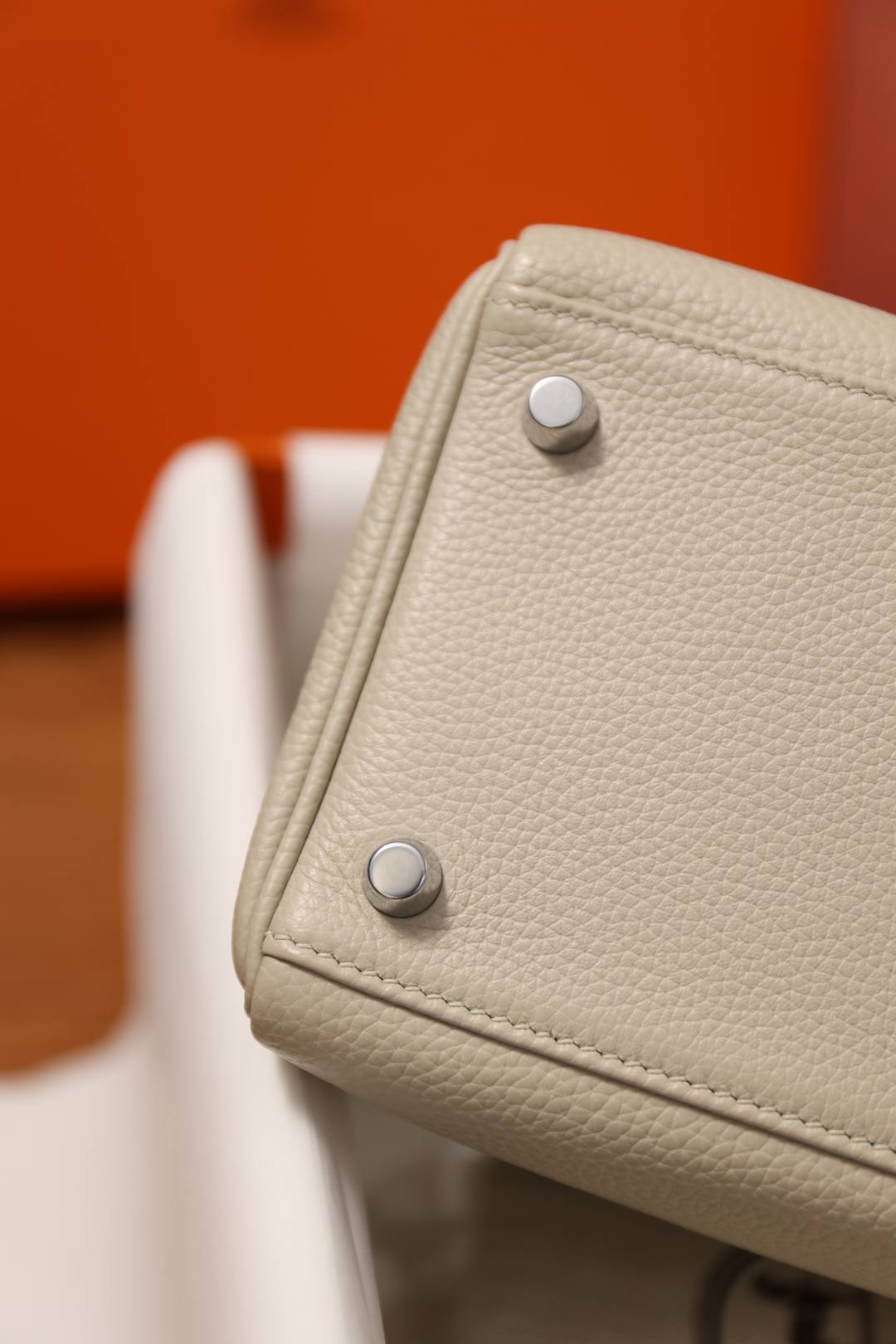 Shebag fully handmade Hermes Kelly 28 bag in white togo(Nov 2025 updated)-Best Quality Fake designer Bag Review, Replica designer bag ru