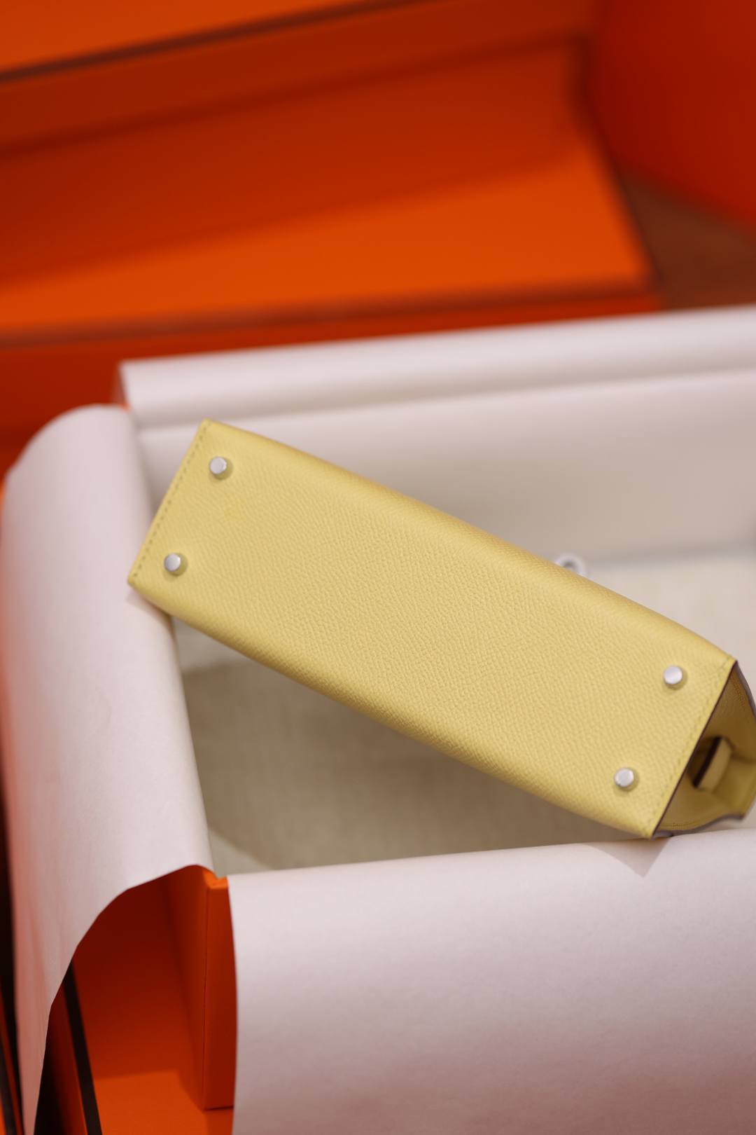 Shebag fully handmade Hermes mini Kelly 2 yellow Epsom(Dec 2025 updated)-Best Quality Fake Louis Vuitton Bag Nettbutikk, Replica designer bag ru