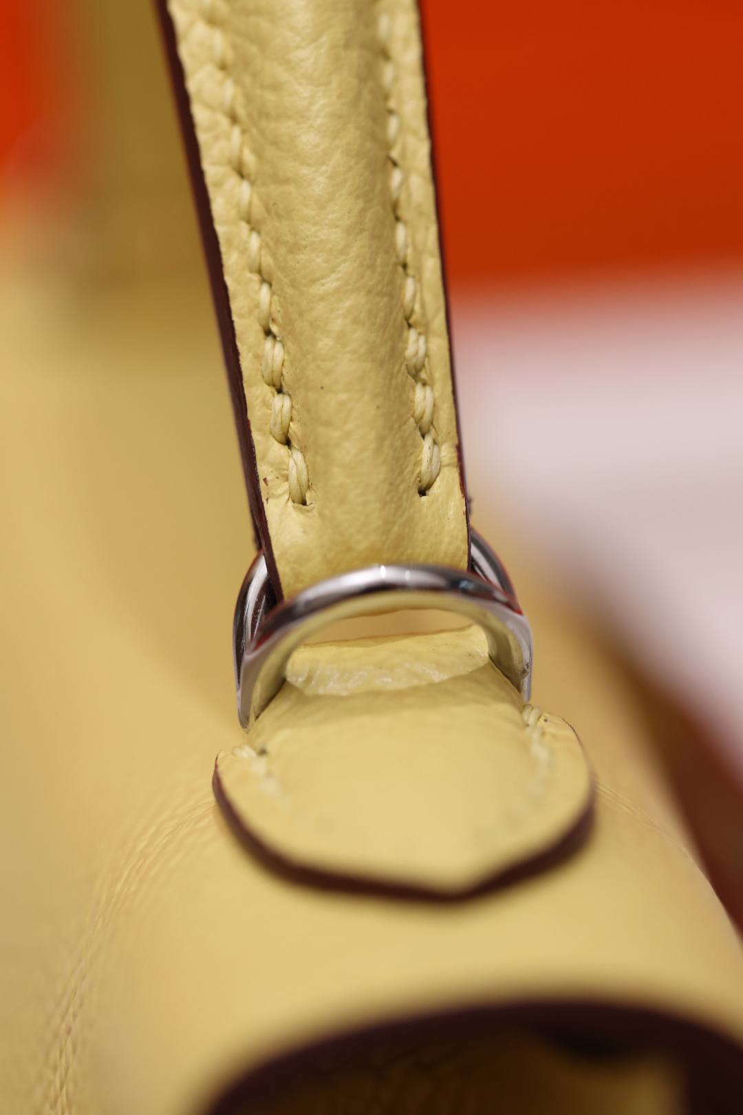 Shebag fully handmade Hermes mini Kelly 2 yellow Epsom(Dec 2025 updated)-Best Quality Fake Louis Vuitton Bag Nettbutikk, Replica designer bag ru