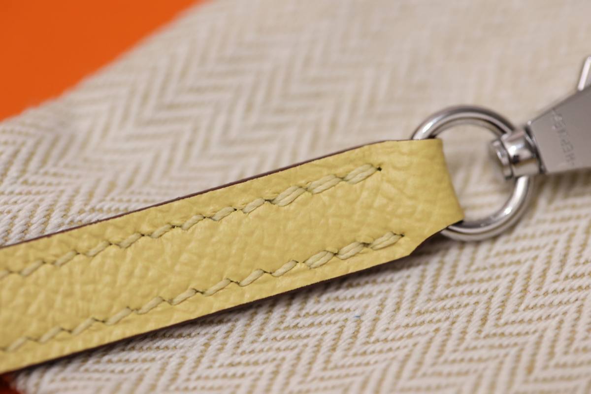 Shebag fully handmade Hermes mini Kelly 2 yellow Epsom(Dec 2025 updated)-Best Quality Fake Louis Vuitton Bag Nettbutikk, Replica designer bag ru