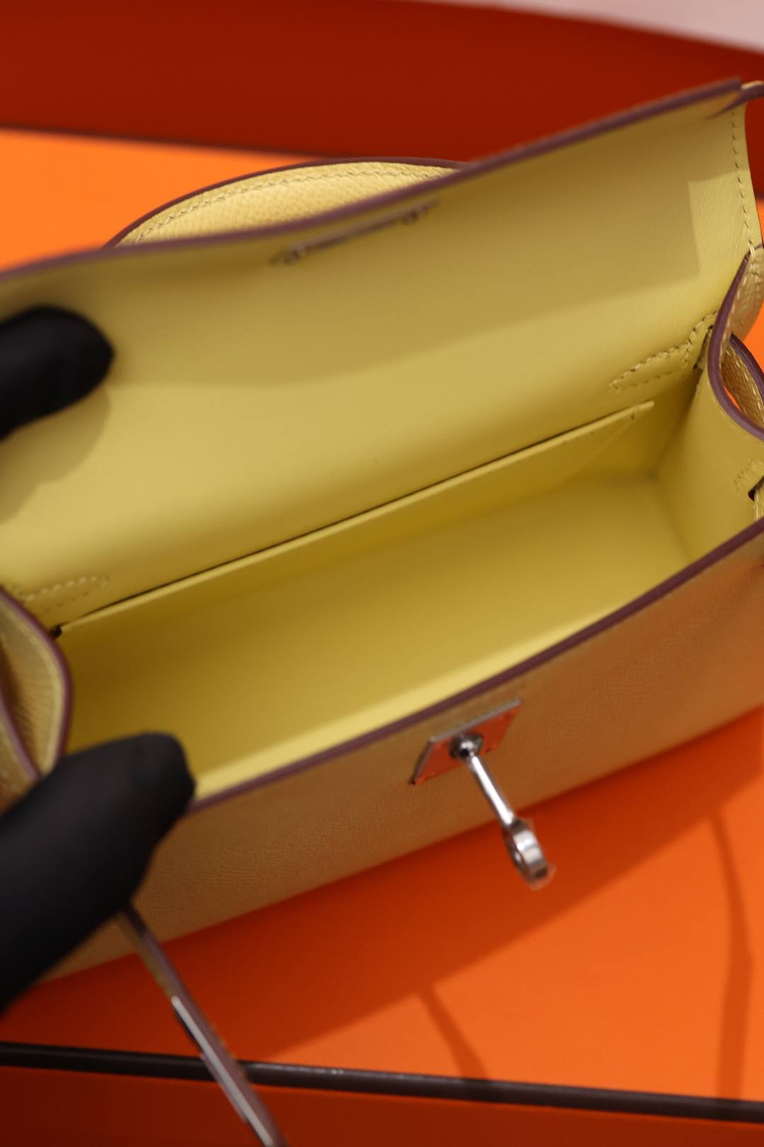 Shebag fully handmade Hermes mini Kelly 2 yellow Epsom(Dec 2025 updated)-Best Quality Fake Louis Vuitton Bag Nettbutikk, Replica designer bag ru