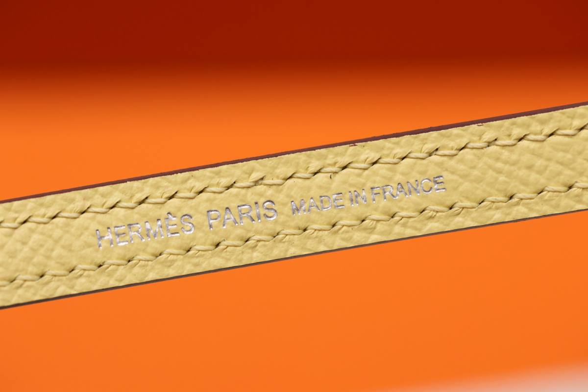 Shebag fully handmade Hermes mini Kelly 2 yellow Epsom(Dec 2025 updated)-Best Quality Fake Louis Vuitton Bag Nettbutikk, Replica designer bag ru