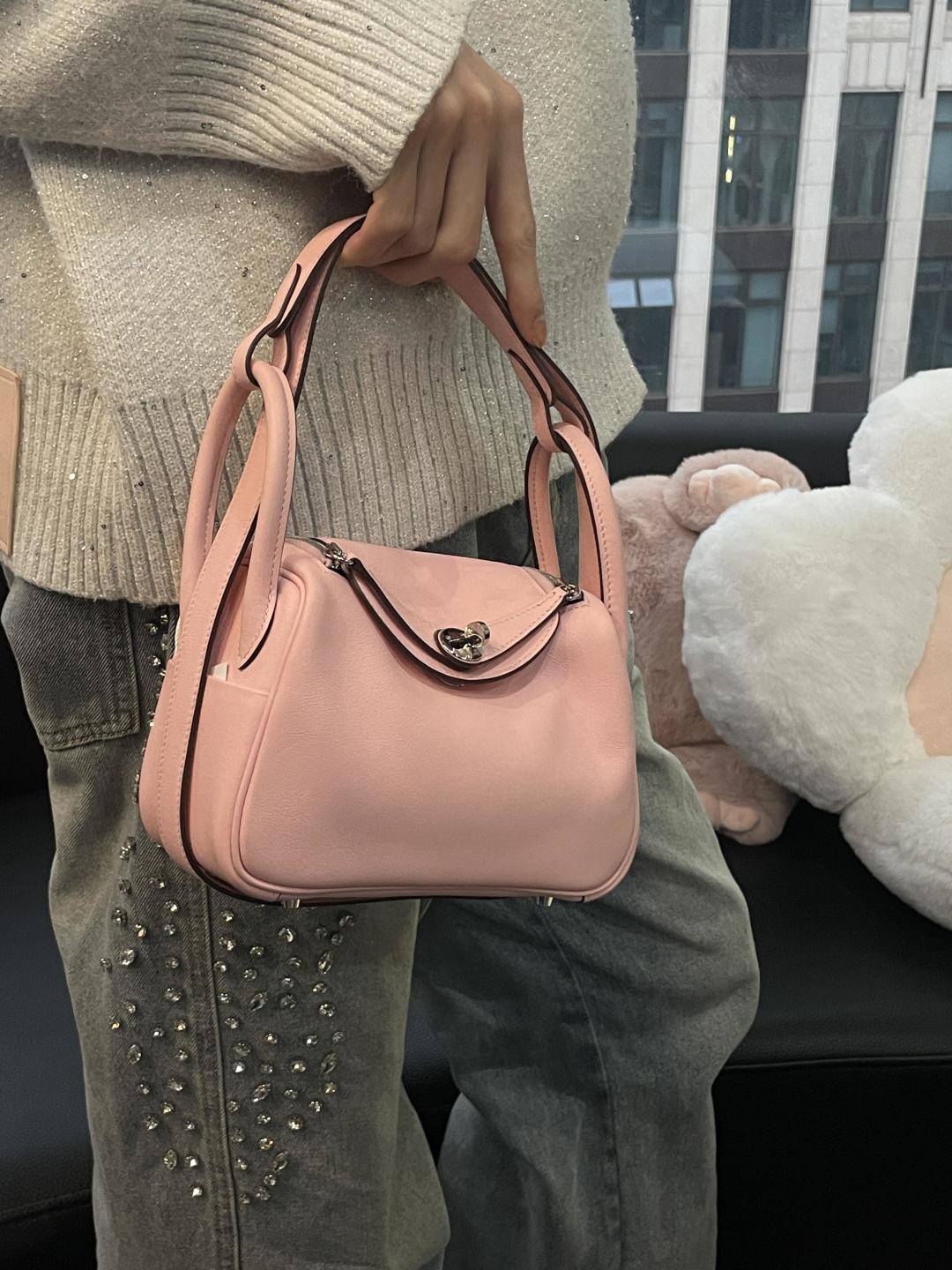 Shebag fully handmade Hermes Mini Lindy 19 bag pink togo review-ਵਧੀਆ ਕੁਆਲਿਟੀ ਨਕਲੀ ਲੁਈਸ ਵਿਟਨ ਬੈਗ ਔਨਲਾਈਨ ਸਟੋਰ, ਰਿਪਲੀਕਾ ਡਿਜ਼ਾਈਨਰ ਬੈਗ ru