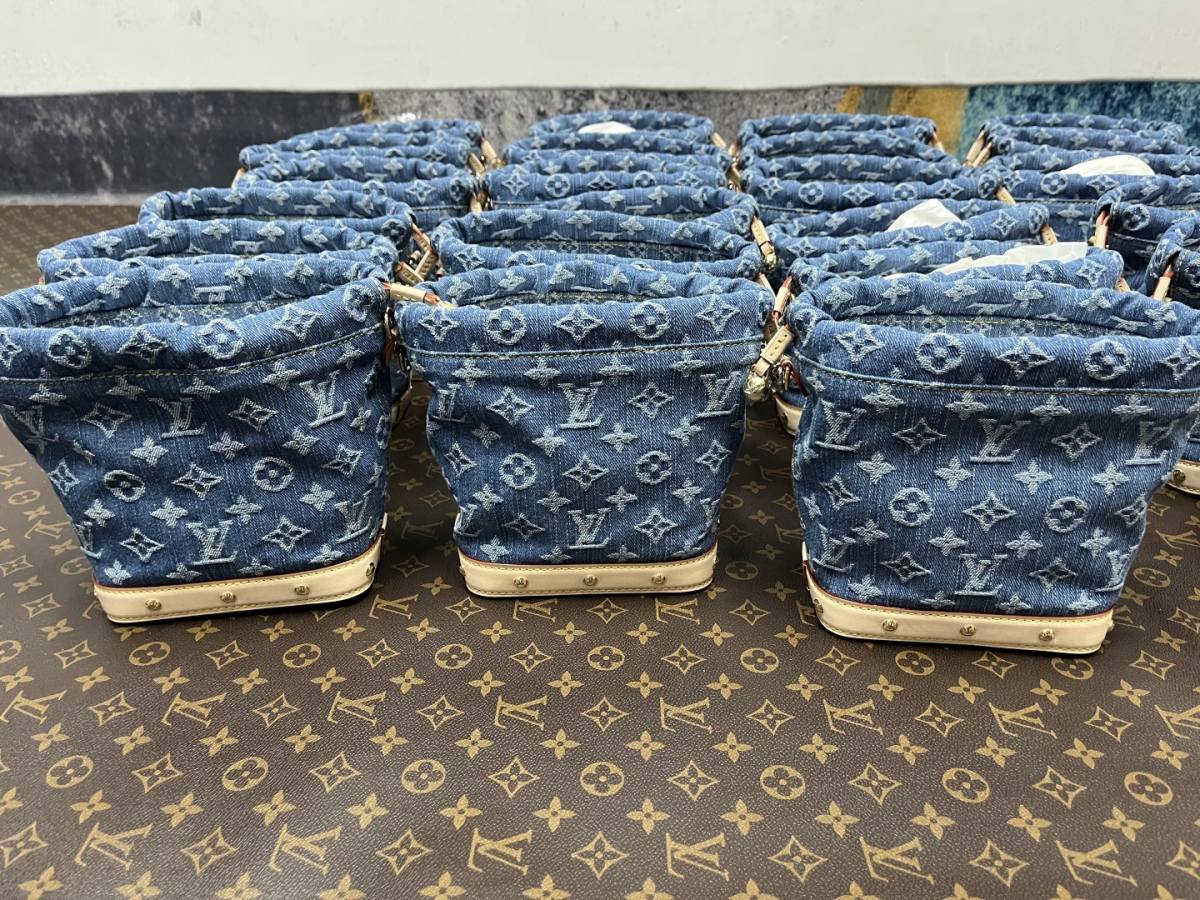 Shebag Super replica Louis Vuitton Nano Noe bag in Denim bag review(Dec 2025 updated)-Best Quality Fake Louis Vuitton Bag Online Store, Replica designer bag ru