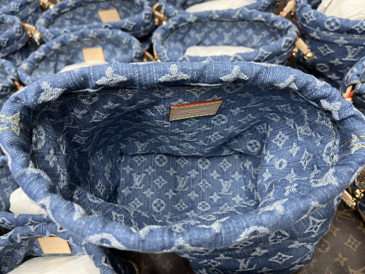 Shebag Super replica Louis Vuitton Nano Noe bag in Denim bag review(Dec 2025 updated)-Best Quality Fake Louis Vuitton Bag Online Store, Replica designer bag ru