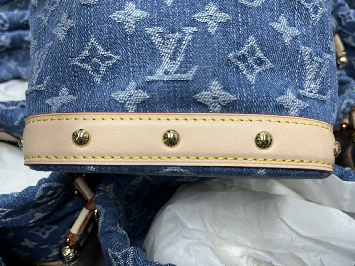 Shebag Super replica Louis Vuitton Nano Noe bag in Denim bag review(Dec 2025 updated)-Best Quality Fake Louis Vuitton Bag Online Store, Replica designer bag ru