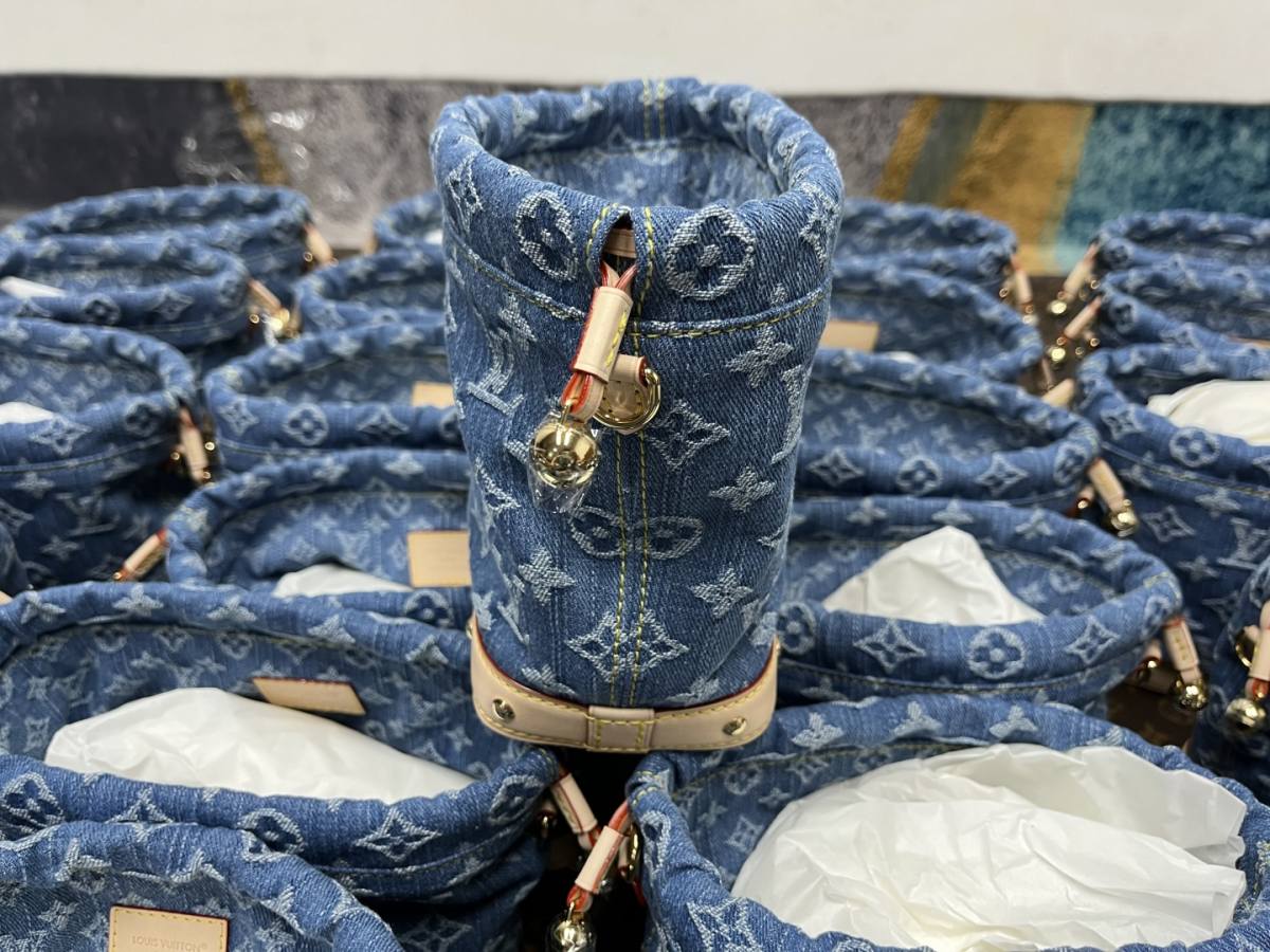 Shebag Super replica Louis Vuitton Nano Noe bag in Denim bag review(Dec 2025 updated)-Best Quality Fake Louis Vuitton Bag Online Store, Replica designer bag ru