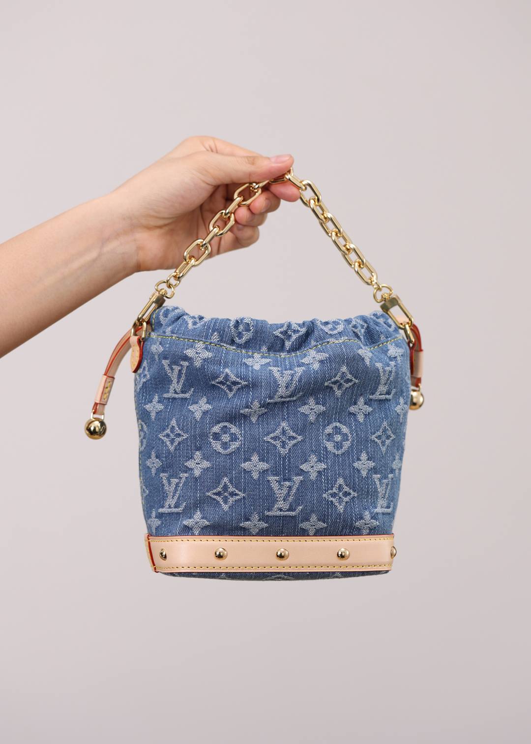 Shebag Super replica Louis Vuitton Nano Noe bag in Denim bag review(Dec 2025 updated)-Best Quality Fake Louis Vuitton Bag Online Store, Replica designer bag ru