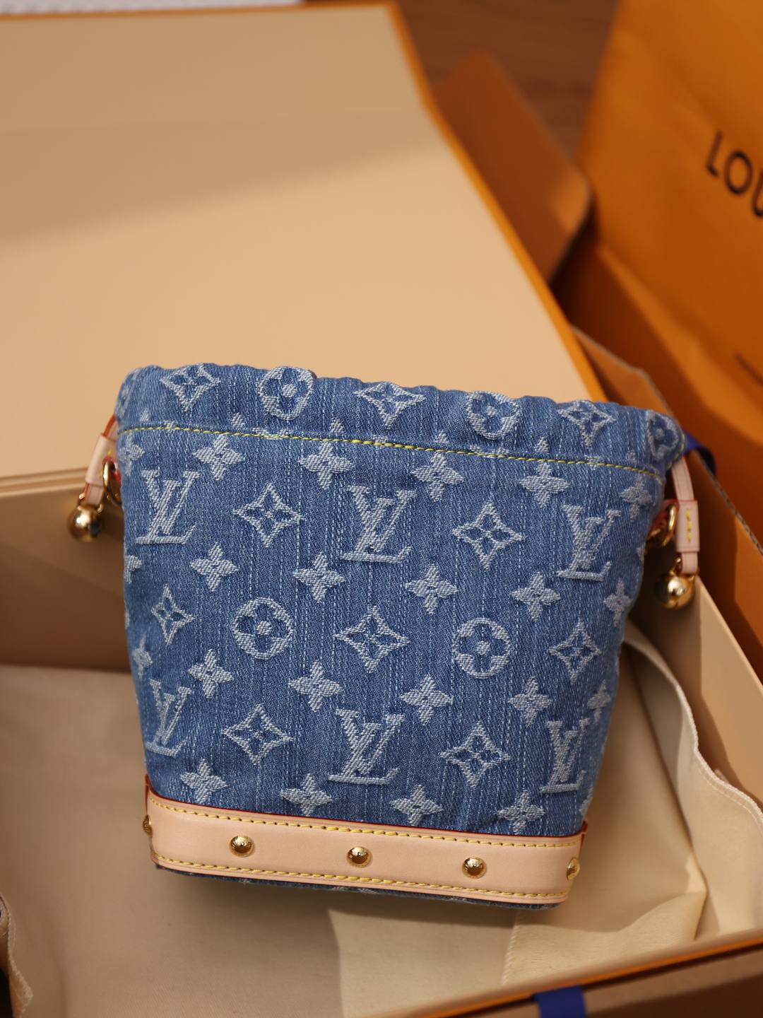 Shebag Super replica Louis Vuitton Nano Noe bag in Denim bag review(Dec 2025 updated)-Best Quality Fake Louis Vuitton Bag Online Store, Replica designer bag ru