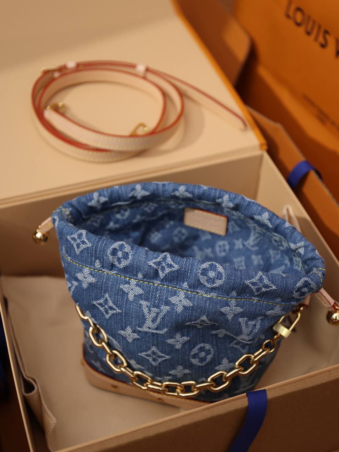 Shebag Super replica Louis Vuitton Nano Noe bag in Denim bag review(Dec 2025 updated)-Best Quality Fake Louis Vuitton Bag Online Store, Replica designer bag ru