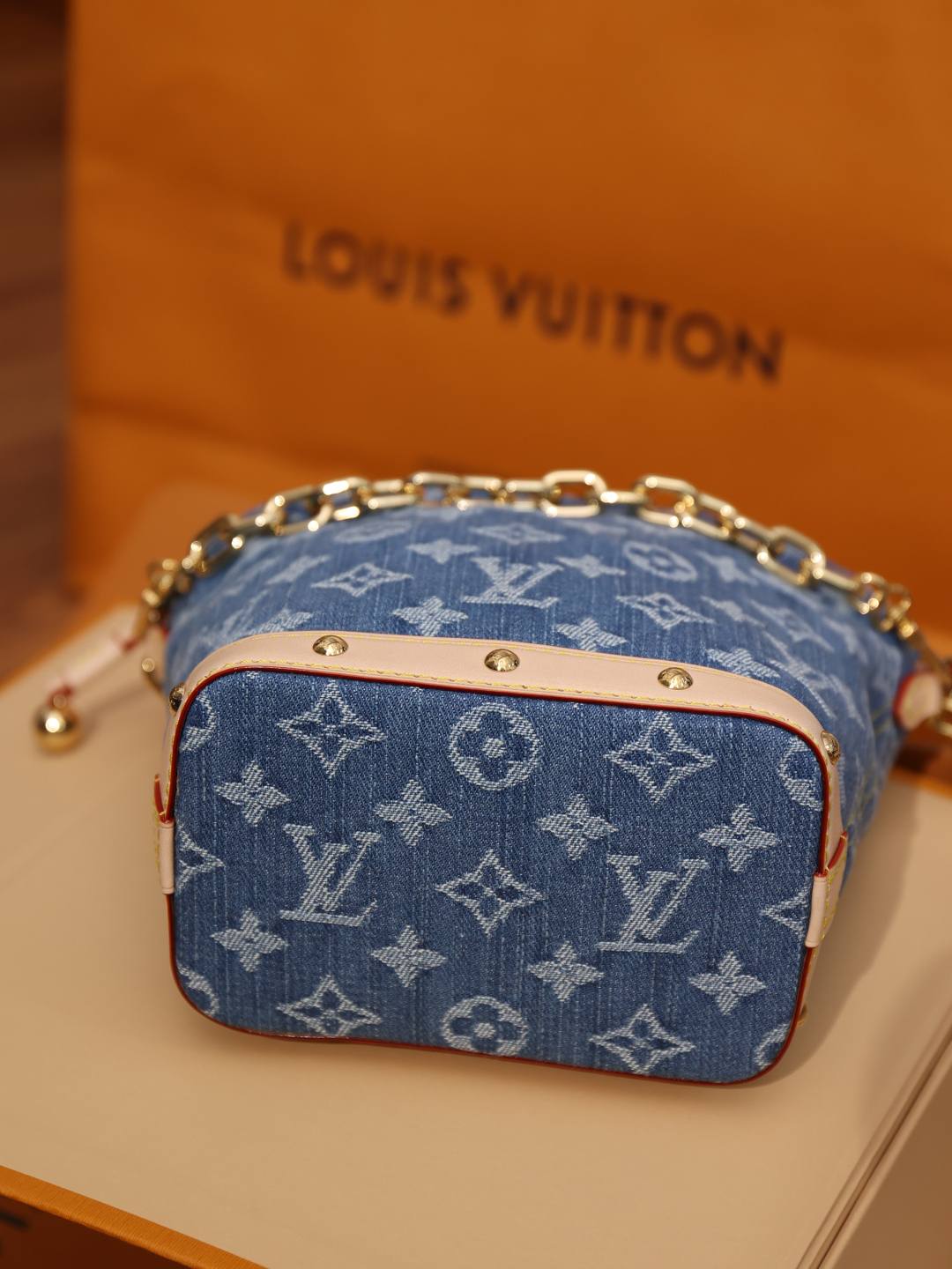Shebag Super replica Louis Vuitton Nano Noe bag in Denim bag review(Dec 2025 updated)-Best Quality Fake Louis Vuitton Bag Online Store, Replica designer bag ru