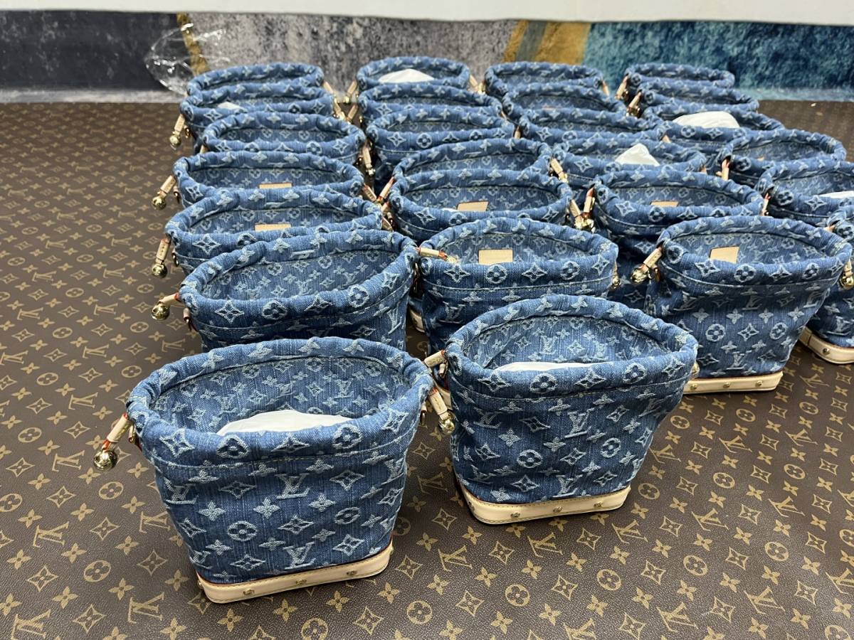 Shebag Super replica Louis Vuitton Nano Noe bag in Denim bag review(Dec 2025 updated)-Best Quality Fake Louis Vuitton Bag Online Store, Replica designer bag ru