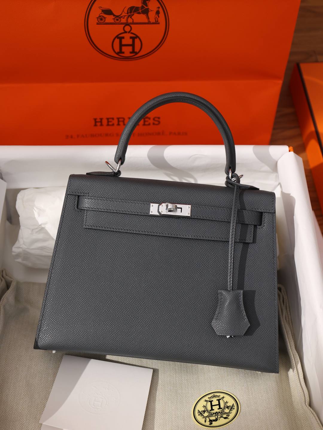 Shebag fully handmade Hermes new kelly 25 out stitching(Dec 2025 updated)-Best Quality Fake Louis Vuitton Bag Online Store, Replica designer bag ru