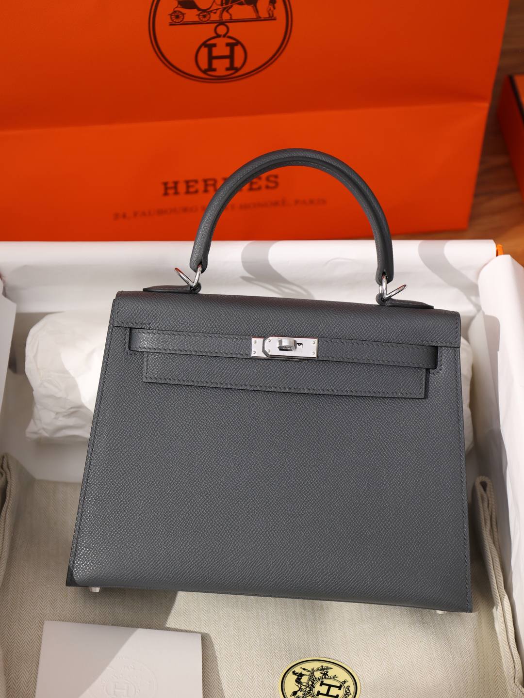 Shebag fully handmade Hermes new kelly 25 out stitching(Dec 2025 updated)-Best Quality Fake Louis Vuitton Bag Online Store, Replica designer bag ru