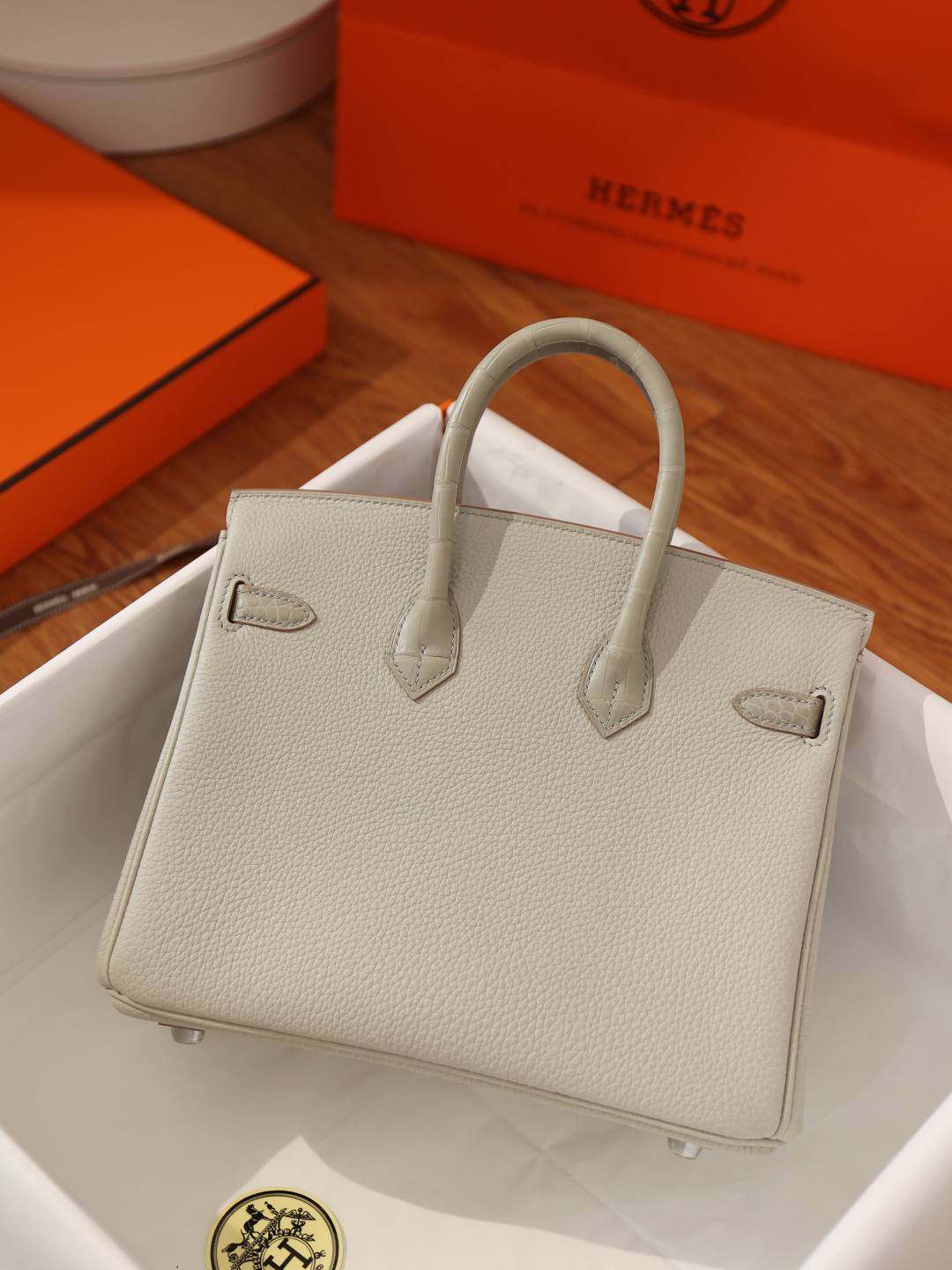 Shebag fully handmade Hermes Birkin 25 bag with crocodile leather(Dec 2025 updated)-Molemo ka ho Fetisisa Lebenkele la Lebenkele la Marang-rang la Fake Louis Vuitton, Replica designer bag ru