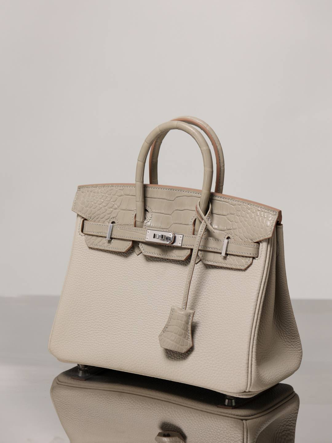 Shebag fully handmade Hermes Birkin 25 bag with crocodile leather(Dec 2025 updated)-Molemo ka ho Fetisisa Lebenkele la Lebenkele la Marang-rang la Fake Louis Vuitton, Replica designer bag ru