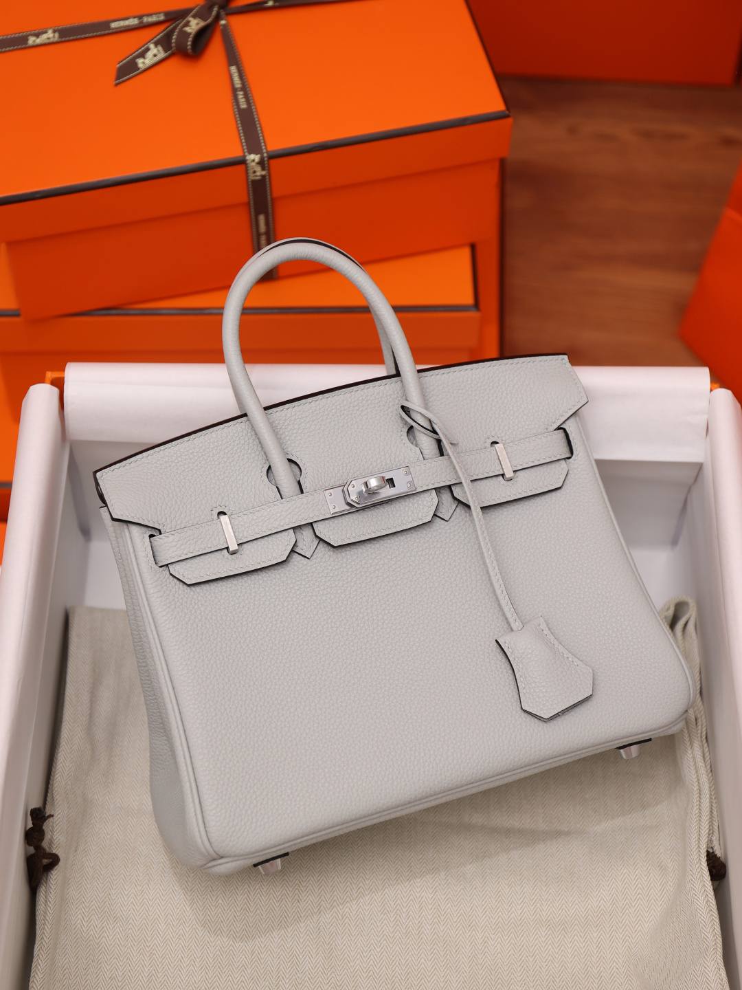 Shebag fully handmade Hermes Birkin 25 in dream blue togo review(Dec 2025 updated)-Best Quality Fake Louis Vuitton Bag Online Store, Replica designer bag ru