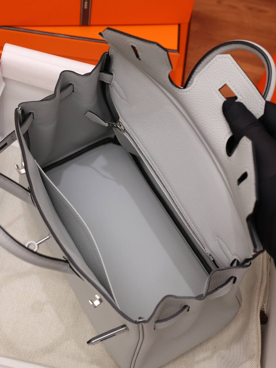 Shebag fully handmade Hermes Birkin 25 in dream blue togo review(Dec 2025 updated)-Best Quality Fake Louis Vuitton Bag Online Store, Replica designer bag ru